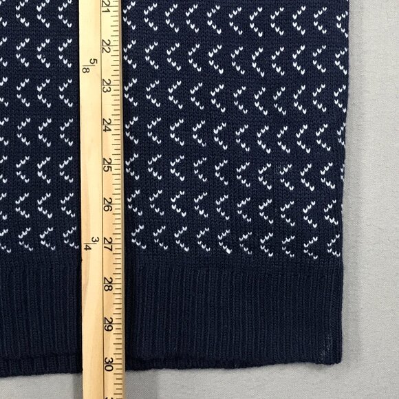 Daisys Boutique Sweater Men's Large Blue Knit Pullover Crew Christmas Ho Ho Ho - Picture 12 of 13